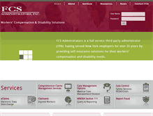 Tablet Screenshot of fcsadministrators.com